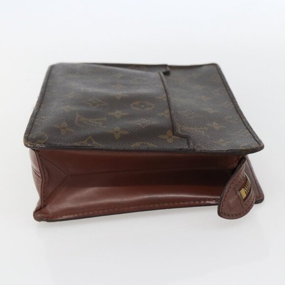 LOUIS VUITTON Monogram Pochette Homme Clutch Bag M51795 LV Auth 155907 - Picture 5 of 16